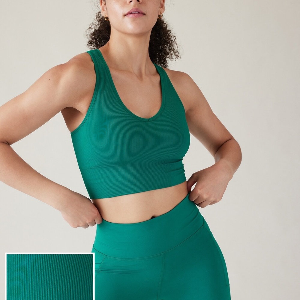 Athleta Aurora Seamless Crop Rib Tank - XS/S